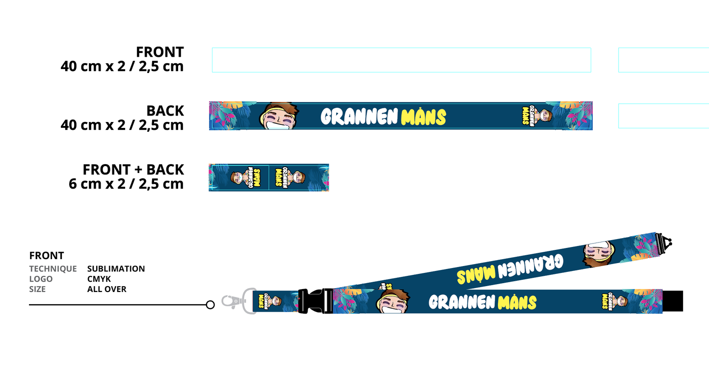 Grannen Måns Nyckelband